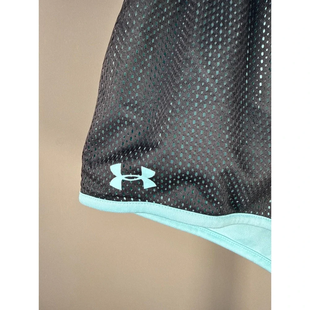 Adidas & Under Armour Women's‎ Athletic Shorts in Pink/Gray Teal/ Gray Small